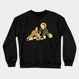 Gabriel with corgis Crewneck Sweatshirt